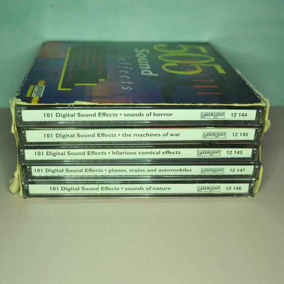 Laser Light 5 CD Set Sound Effects Podcast Story Effects Production Events - Picture 2 of 7
